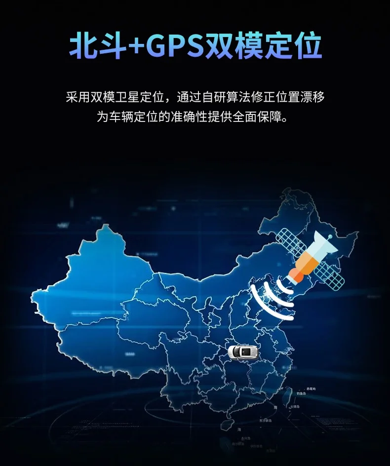 D70A 行车记录仪采用北斗 + GPS 双模定位